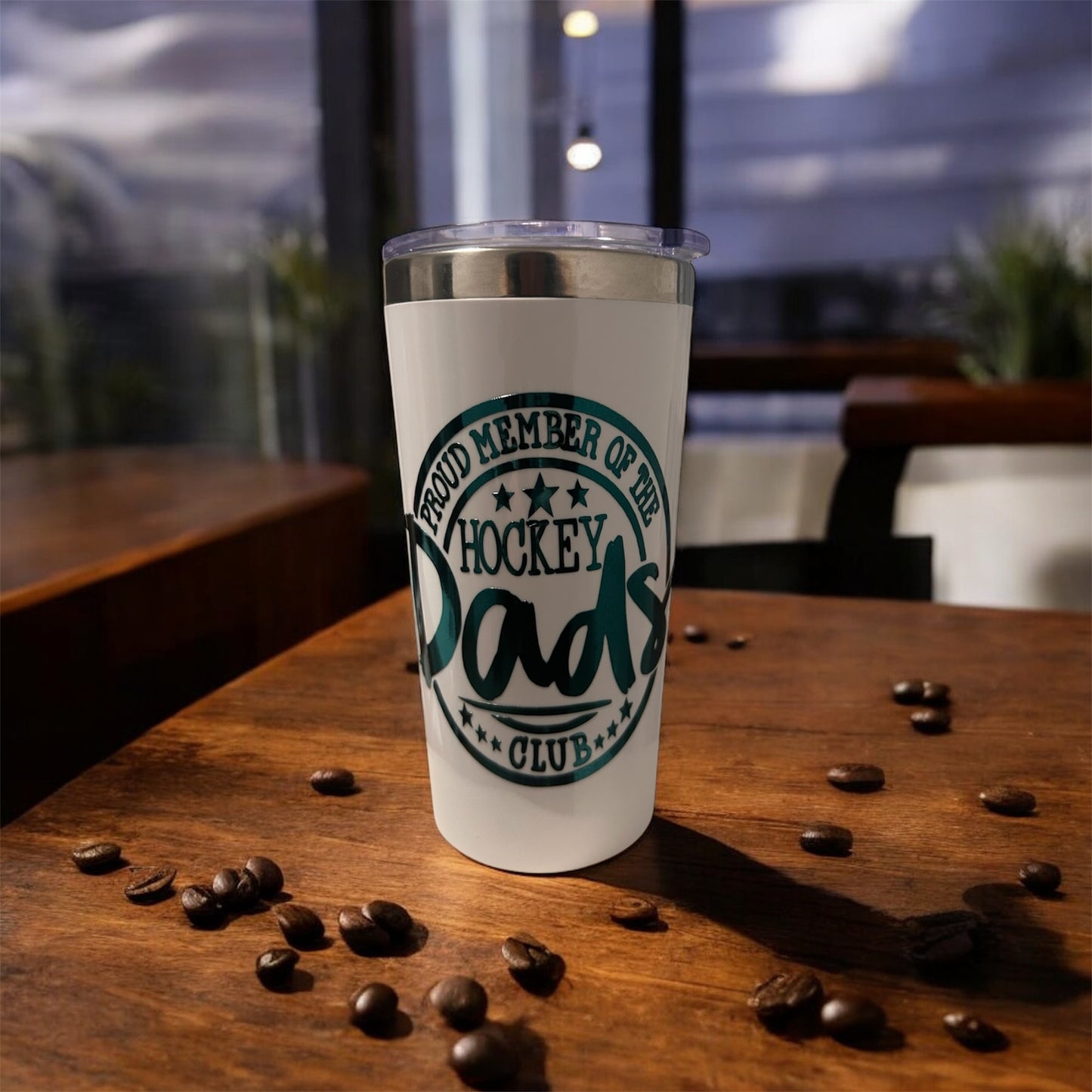 Customized hockey tumbler