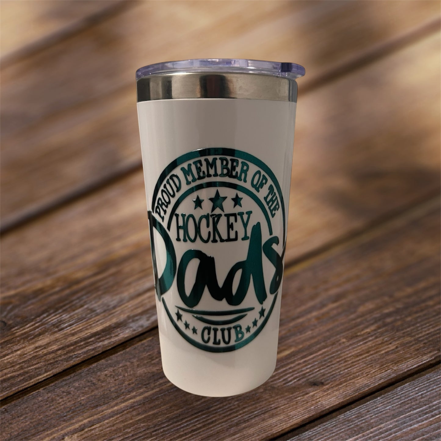 Customized hockey tumbler