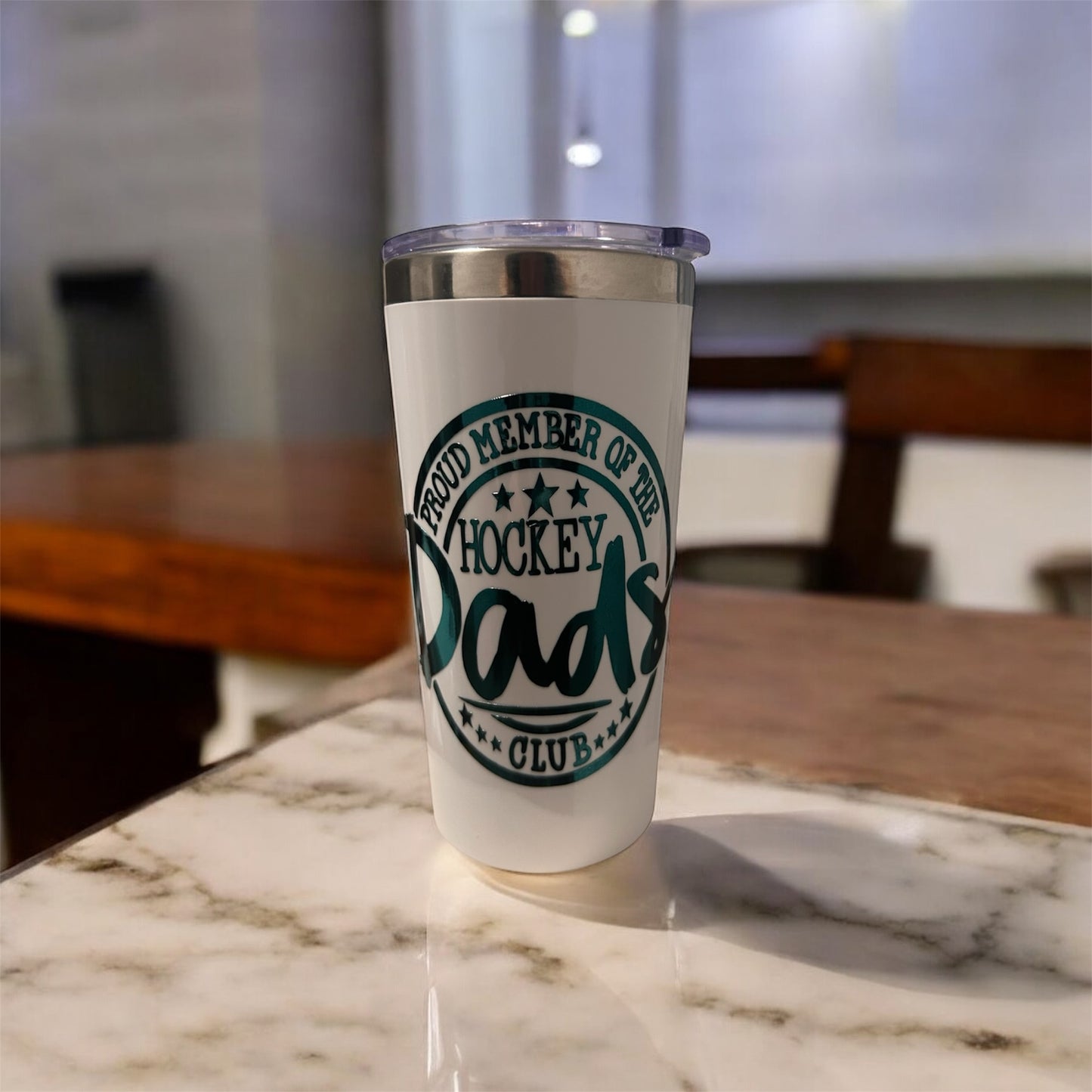 Customized hockey tumbler