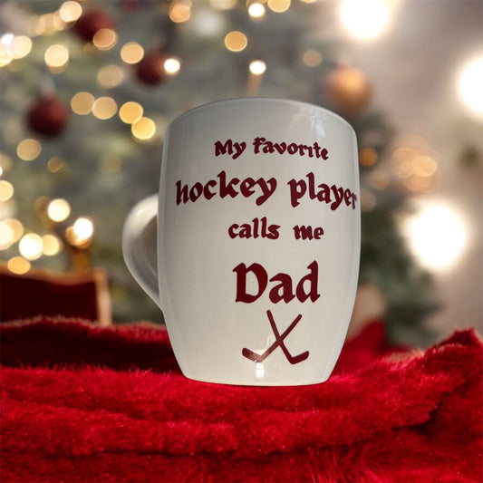 Hockey player Dad Mug