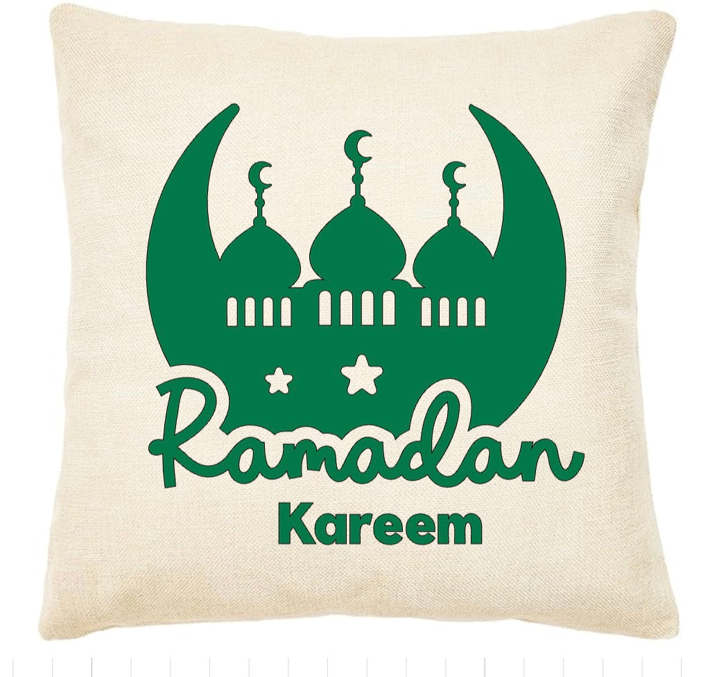 🌙 Ramadan Kareem Decorative Pillow – 43x43 cm | Festive Home Décor