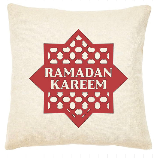 🌙 Ramadan Kareem Decorative Pillow – 43x43 cm | Festive Home Décor